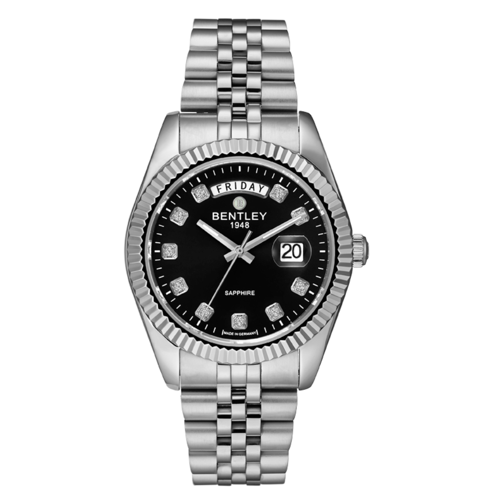 Bentley Adventure Journey Black Dial Stainless Steel Men Watch BL2333-10MWBI - Salam Luxury