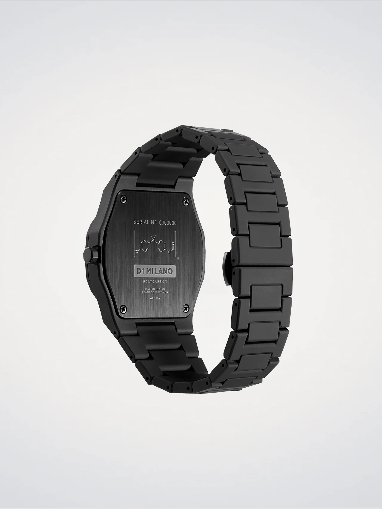 D1 Milano Polycarbon Watch 40.5mm quartz