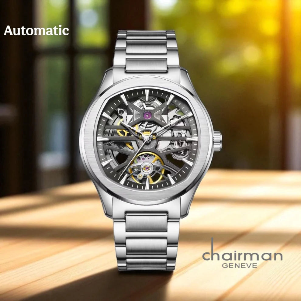 Chairman Geneve Skeleton Automatic Steel 40mm