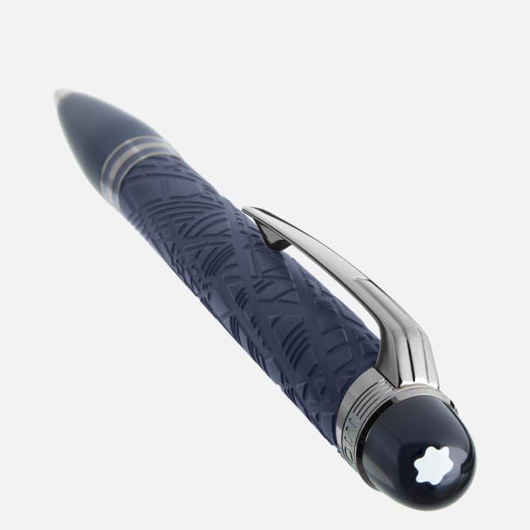 Montblanc Starwalker Space Blue Resin Ball Pen – Cap Detail