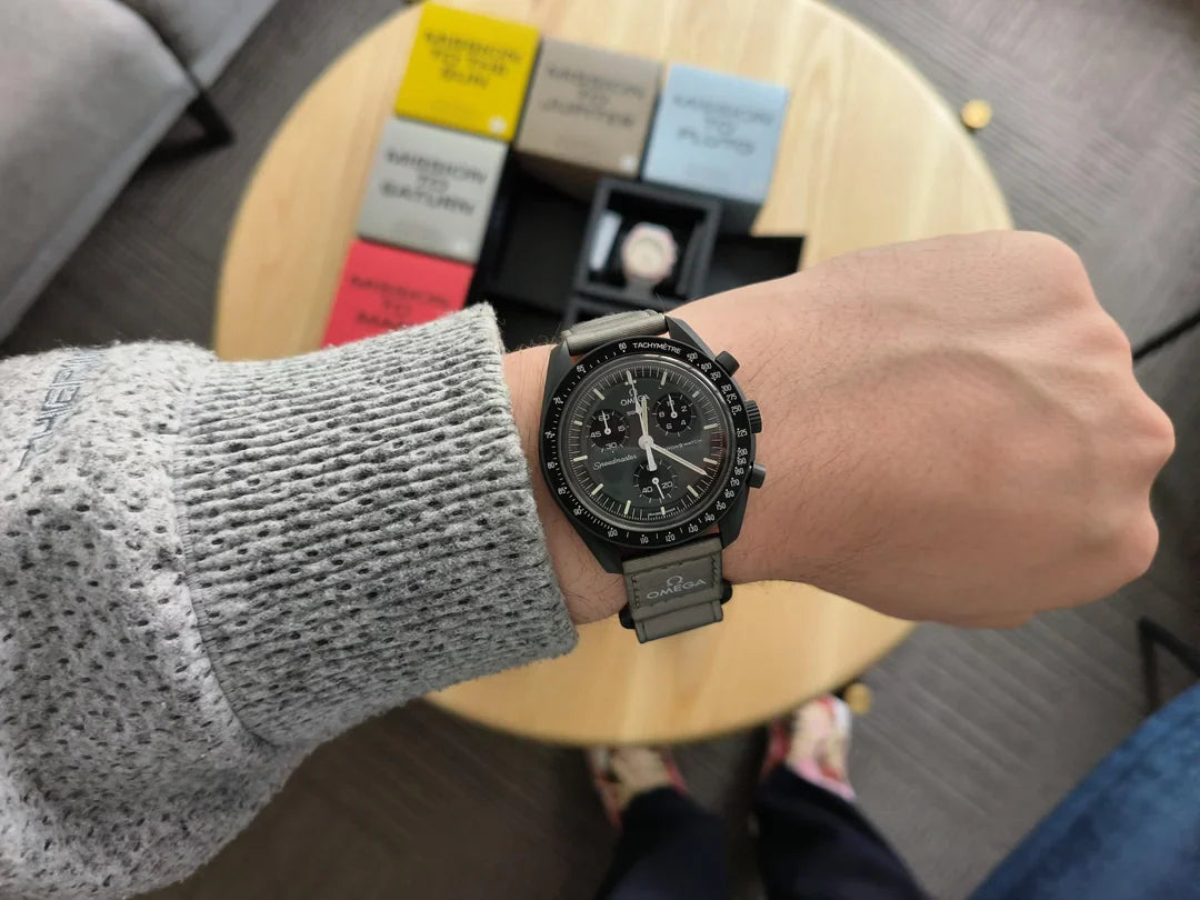 omega x swatch Speedmaster Mission CoIIection