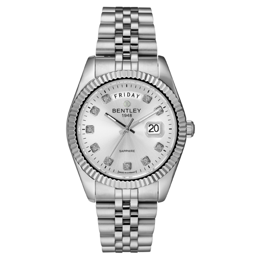 Bentley Adventure Journey Silver Dial Sapphire Watch BL2333-10MWCI - Salam Luxury