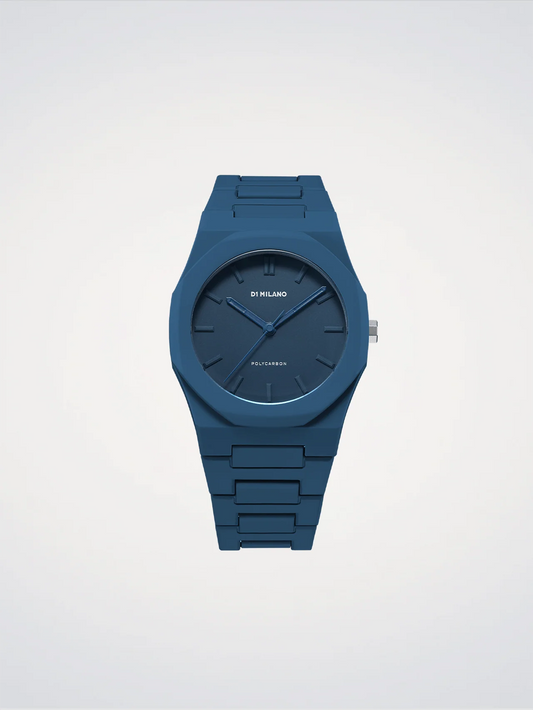 Blue watch with a white background Salam Luxury