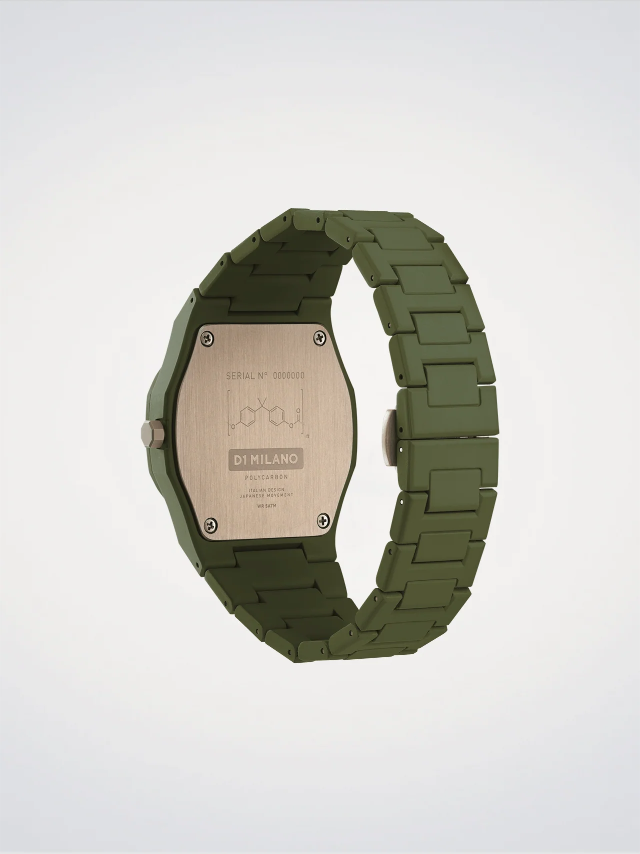 D1 Milano Polycarbon Watch 40.5mm quartz
