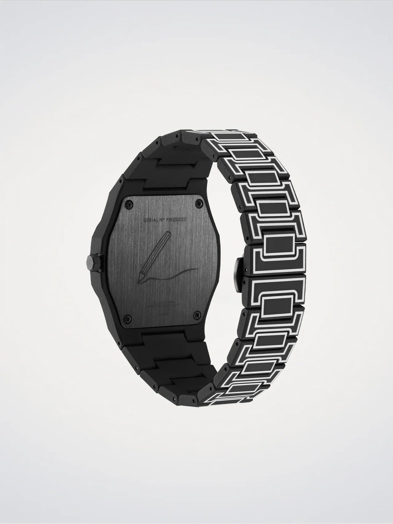 D1 Milano Watch Polycarbon Sketch 2D 40.5mm