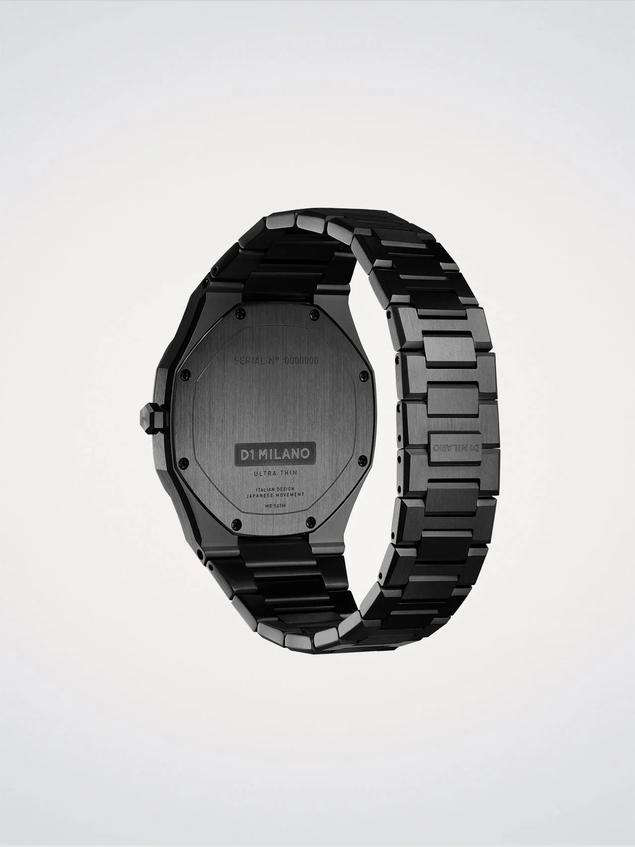 D1 Milano Watch Ultrathin Black DLC 40mm