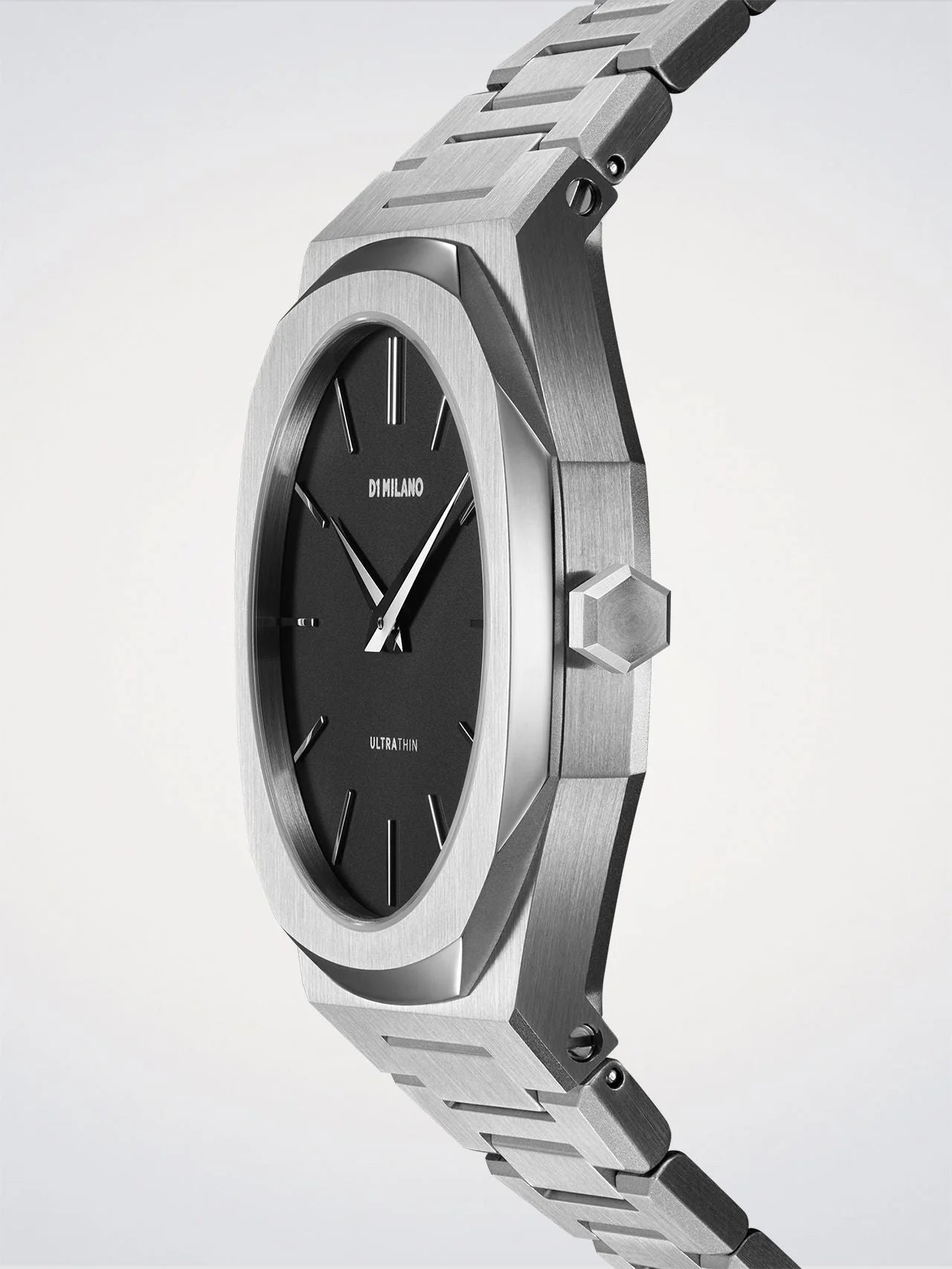 D1 Milano Ultrathin Steel Watch 40mm