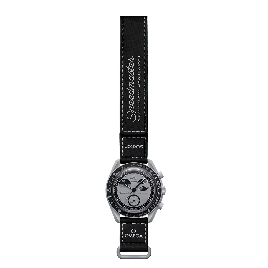 Earthphase | Full front view of Mission to Earthphase watch and strap - SALAM LUXURY