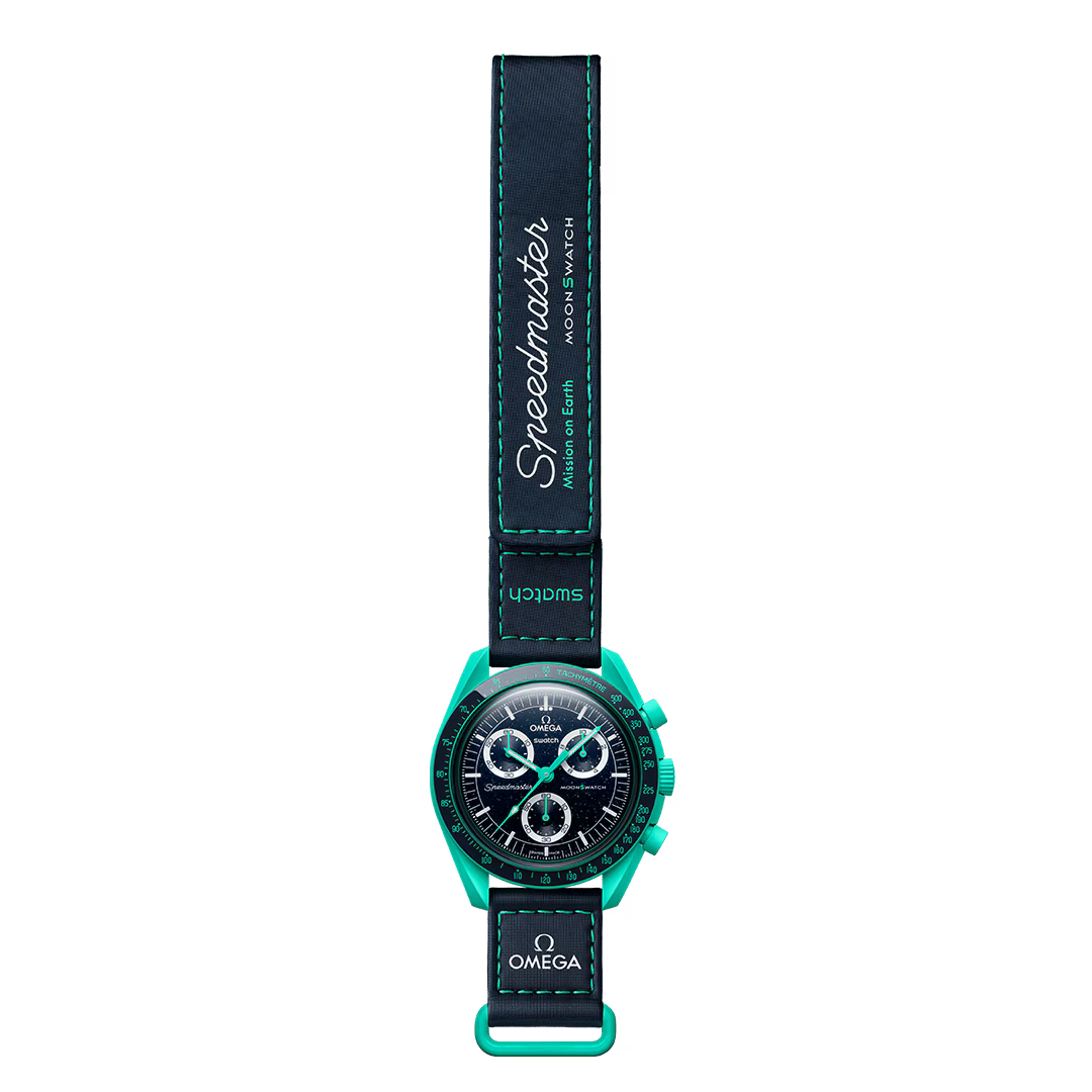 Polar Lights | Full back view of the watch and strap showcasing the details - SALAM LUXURY