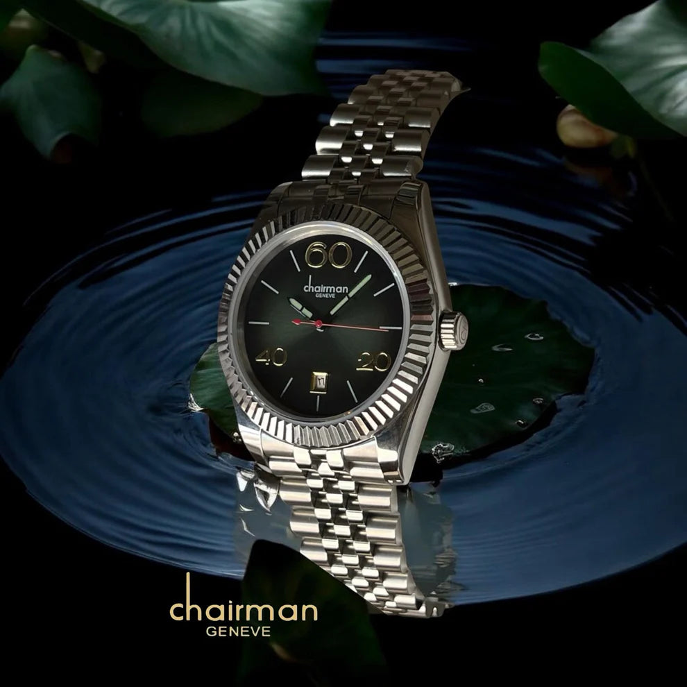 Chairman watch Green Dial with Date avb on Salam luxury