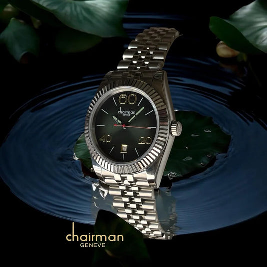 Chairman watch Green Dial with Date avb on Salam luxury