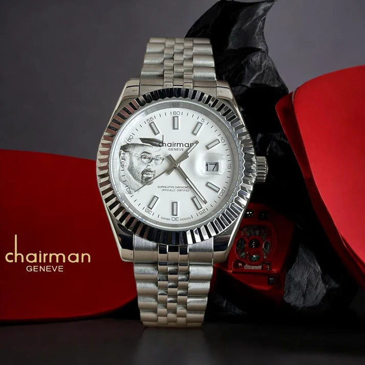 White | Chairman Geneve Watch Mbz Muhammad Bin Zayed on salam-luxury