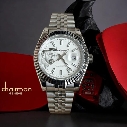 White | Chairman Geneve Watch Mbz Muhammad Bin Zayed on salam-luxury