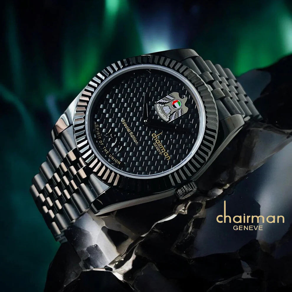 Chairman Geneve UAE Logo Watch For Men's 40mm