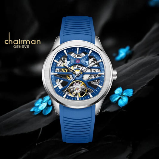 Chairman Geneve Skeleton Automatic Rubber For Men's