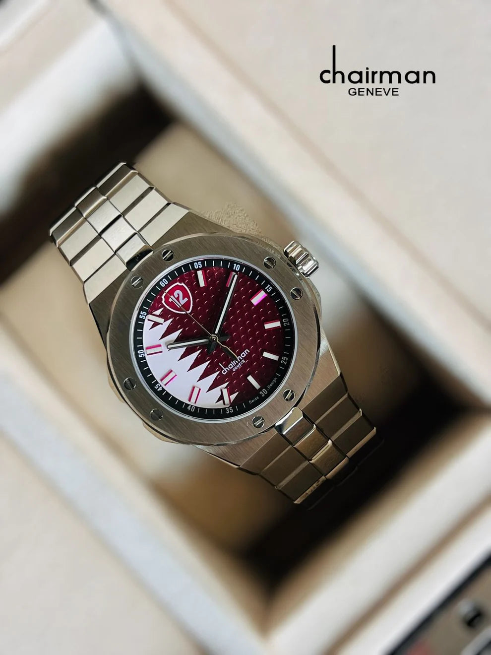Chairman Geneve Qatar Flag Edition For Men's