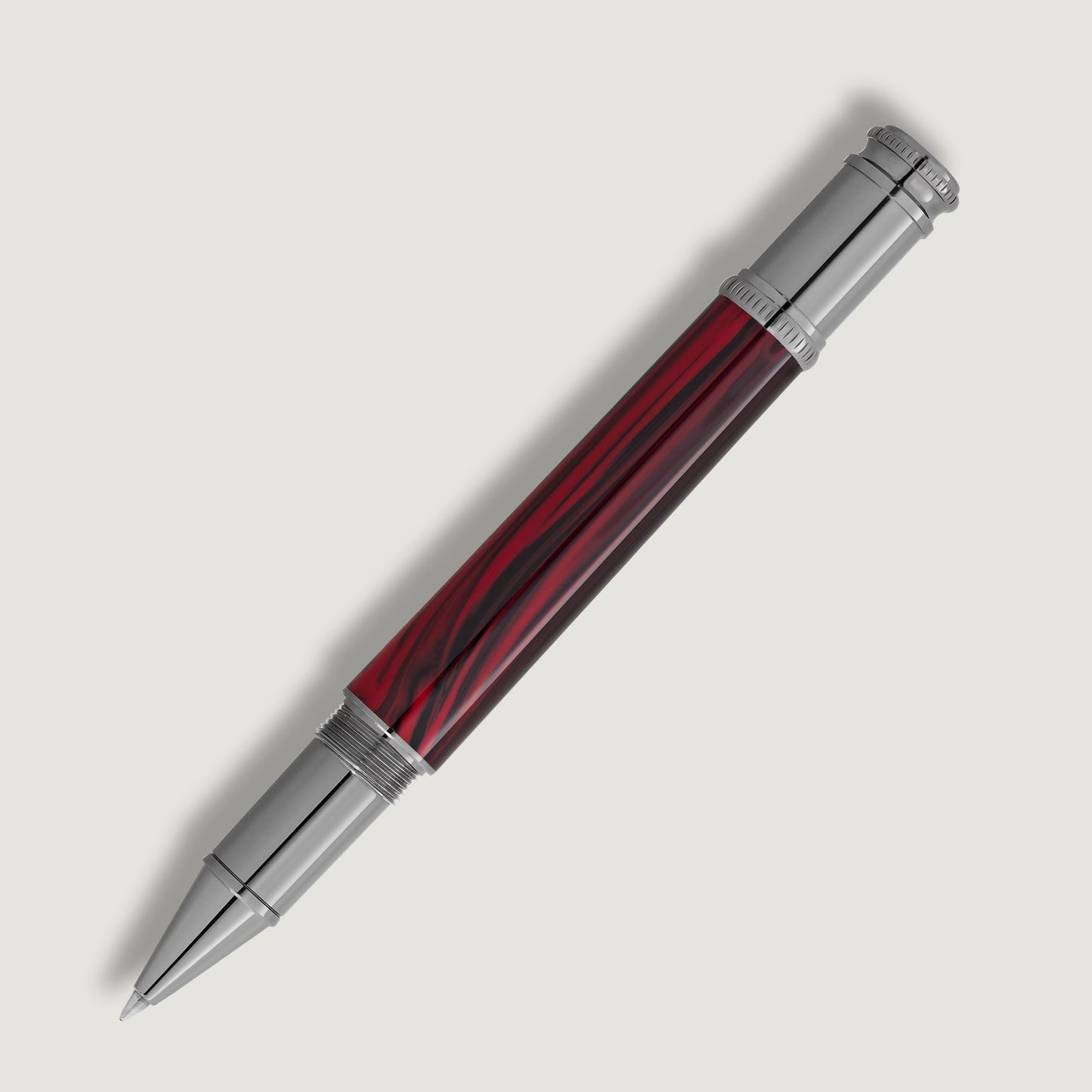 Montblanc Writers Edition Bram Stoker luxury writing instrument with cap posted on the back, available online at Salam Luxury.