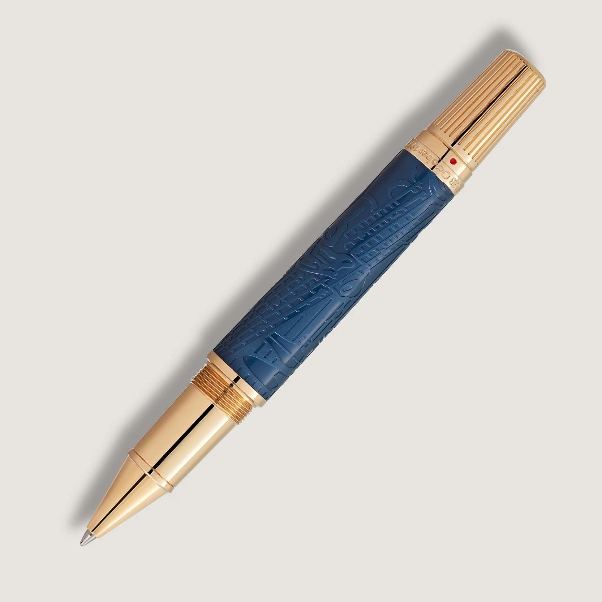 Premium Montblanc Great Characters Queen Victoria rollerball writing instrument with cap posted, online at Salam Luxury