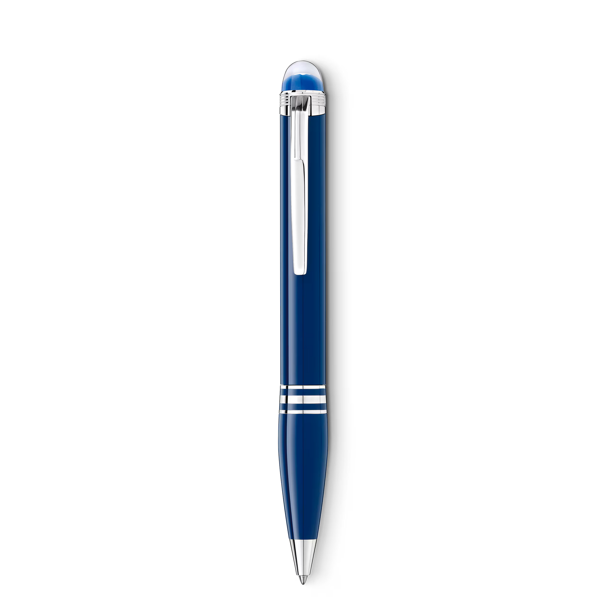 Blue | Montblanc StarWalker Blue Planet precious resin ballpoint pen in blue color variant available at Salam Luxury.