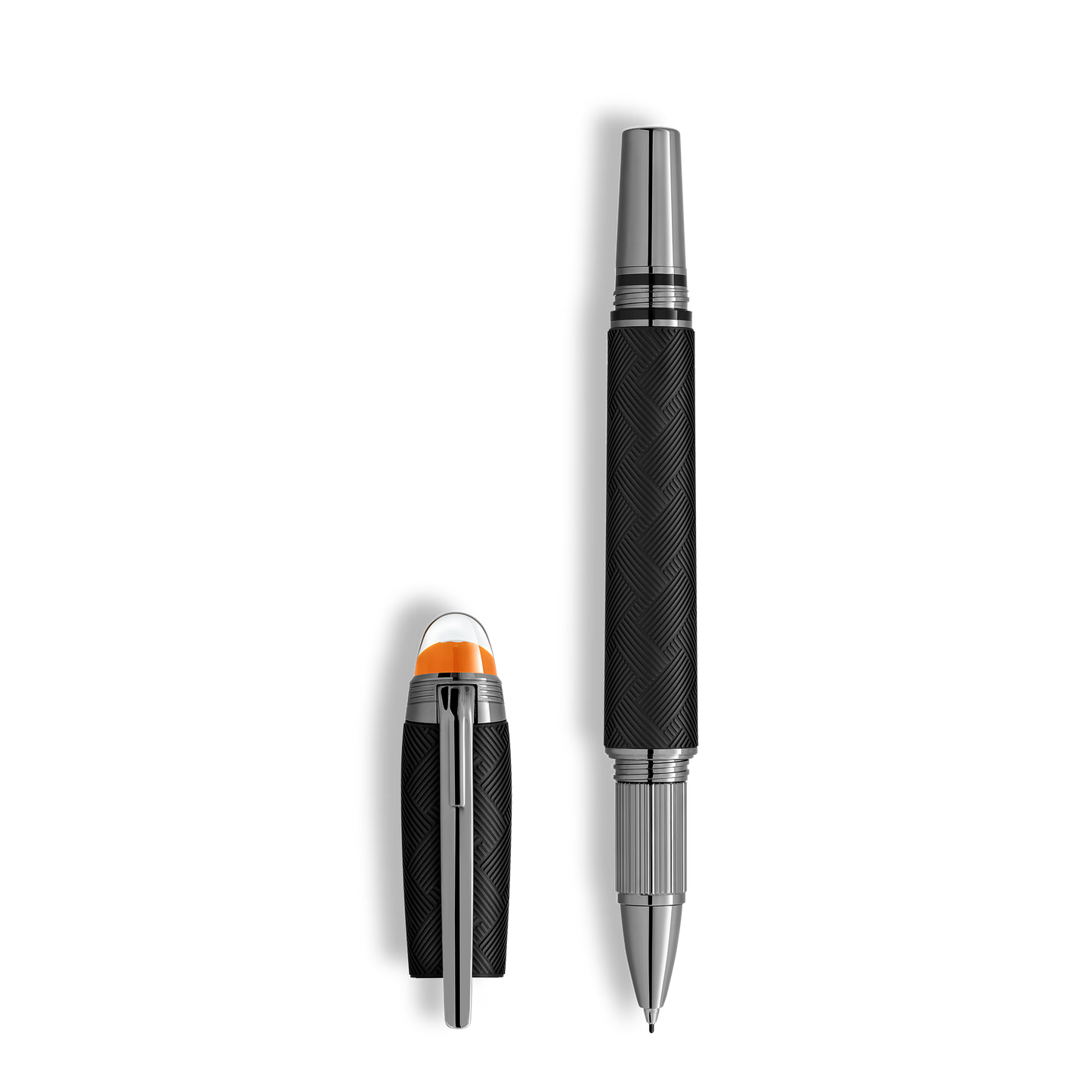 StarWalker Extreme luxury writing instrument with cap removed beside the pen, available online at Salam Luxury.