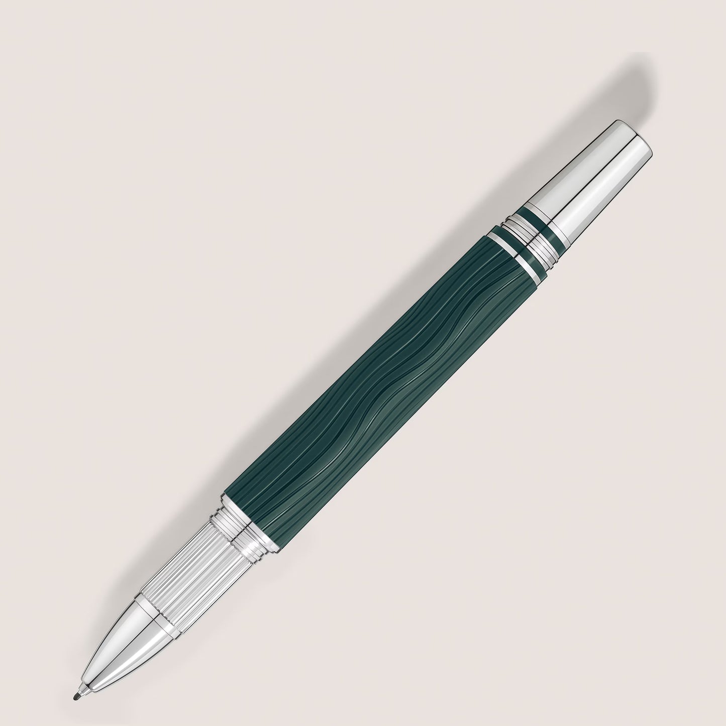 Montblanc StarWalker PolarGreen premium writing instrument with cap posted, curated by Salam Luxury.