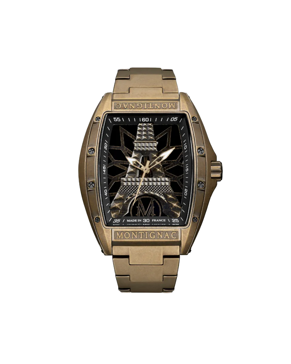 Gold watch with intricate design on a white background
Salam Luxury