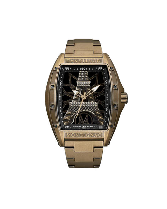 Gold watch with intricate design on a white background
Salam Luxury