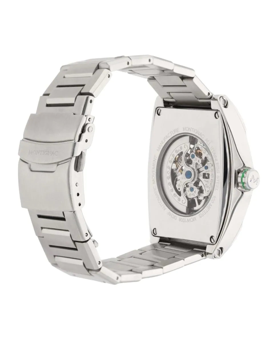 Silver watch with a detailed face on a white background

Available in Salam Luxury UAE
