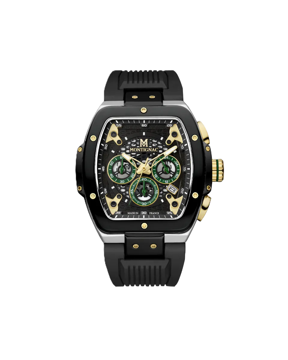 Black | Luxury watch with black and gold design on a white background
Salam Luxury UAE