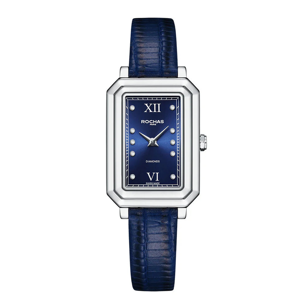 Watch with blue strap and blue face on a white background
Salam Luxury 
