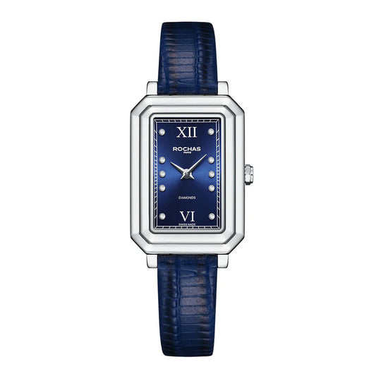 Watch with blue strap and blue face on a white background
Salam Luxury 
