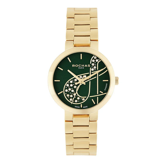 Green | Diamond Ladies Watch Salam Luxury 
