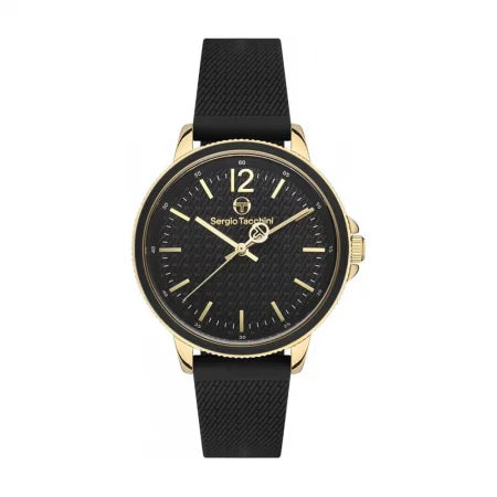 Black watch with gold accents on a white background
Salam luxury