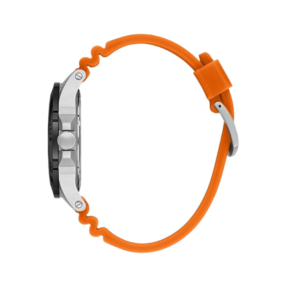 Watch with an orange strap on a white background
Salam Luxury