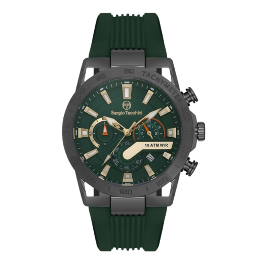 Green watch with detailed face on a white background
Salam luxury 