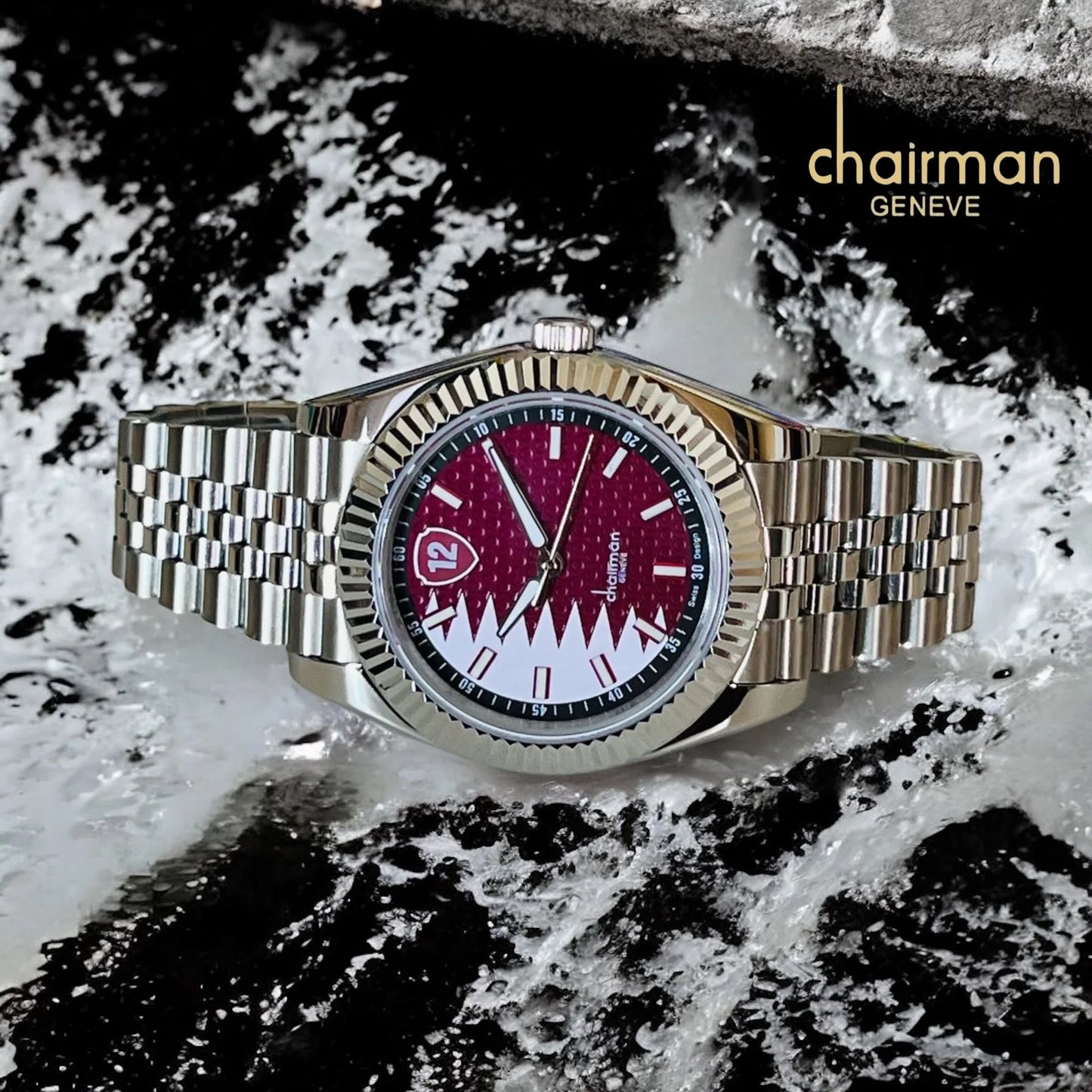 Chairman Geneve Qatar Flag Edition For Men's